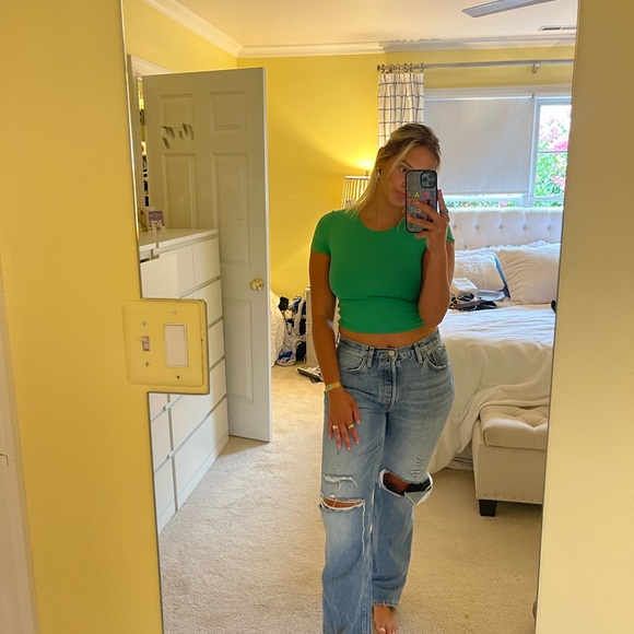 Redone jeans - size 28. Barely worn! - Picture 3 of 7